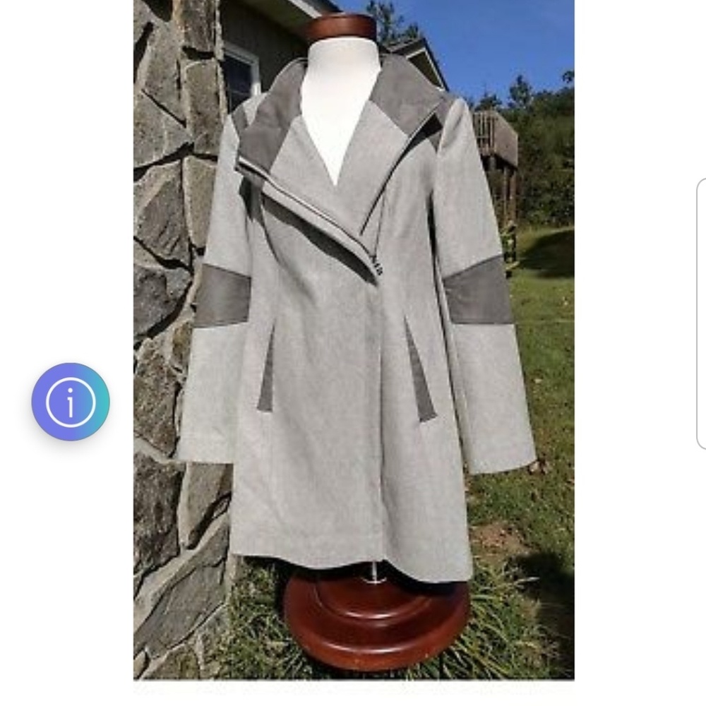 Calvin Klein Heather Gray Coat
